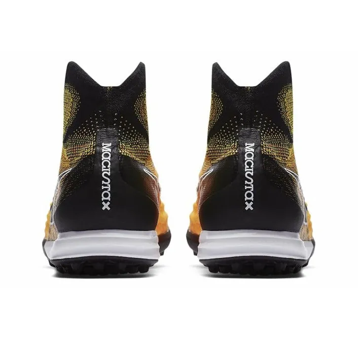 Nike TF Rubber Broken Studs Cushioning Anti Slip And Wear Resistant Grass Soccer Shoes Men's Yellow-4