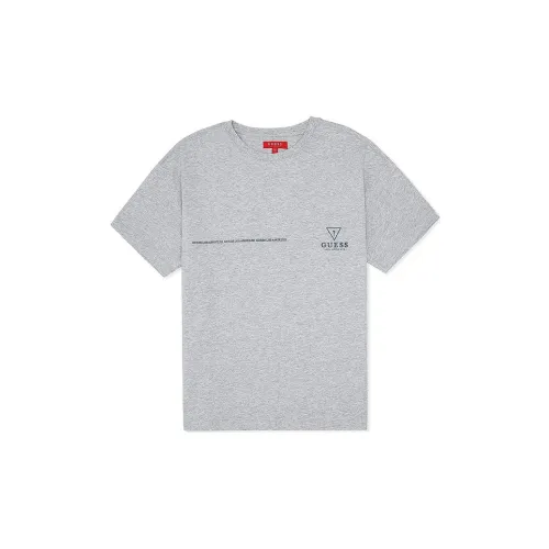 GUESS T-Shirts Men Gray