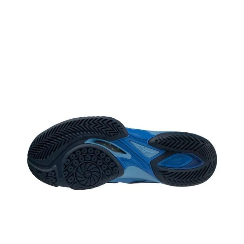Mizuno Wave Claw 2 Cushioning Wear Resistant Low Top Badminton Shoes Unisex Blue Black-4