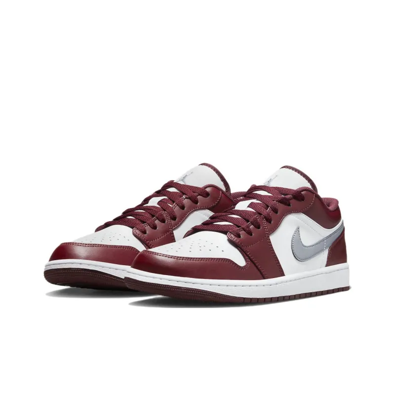 Jordan 1 Low White Bordeaux-2