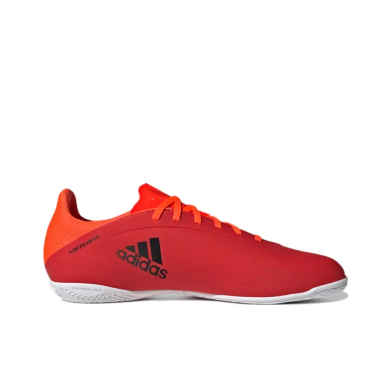 Adidas X Speedflow .4 Indoor Boots Breathable Slip Resistant Soccer Shoes Men's Red Black-1