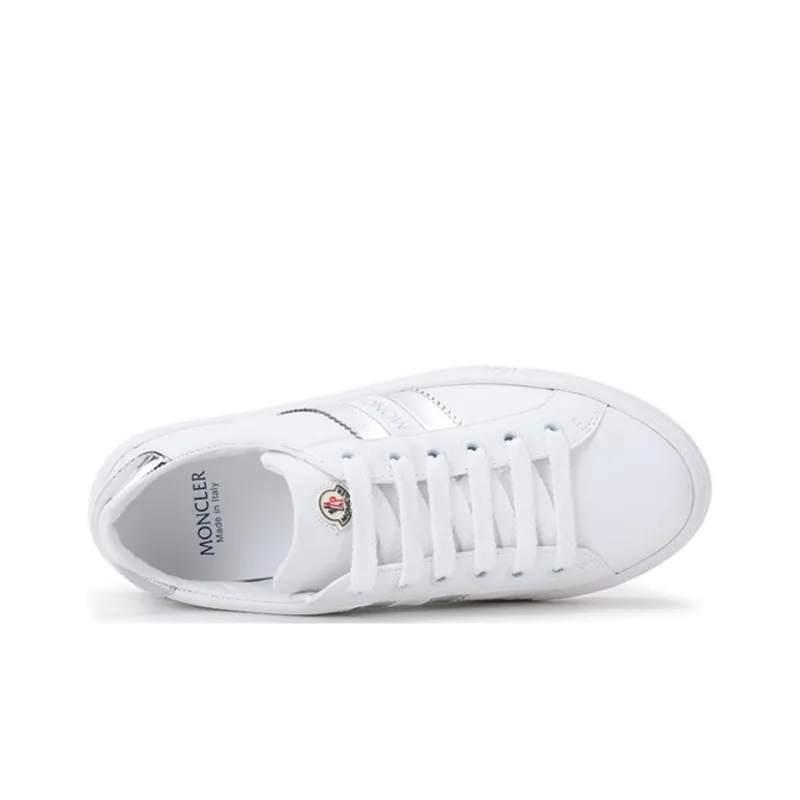 Moncler Stylish Skateboarding Shoes Women's White-4