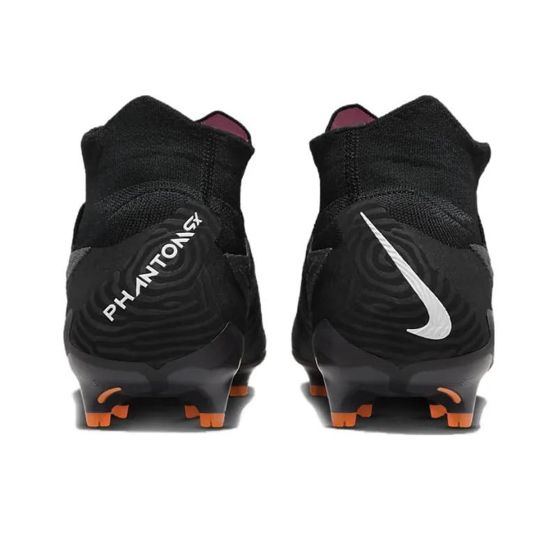 Nike Gripknit Phantom Gx Elite Dynamic Fit Fg Black Dark Smoke Grey Total Orange-4