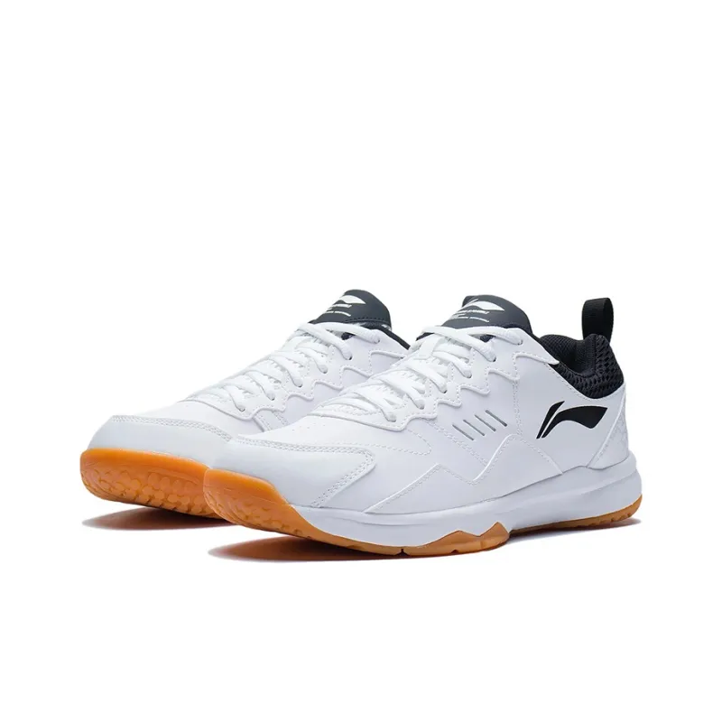 LiNing Ace 21 V1 Slip Resistant, Abrasion Resistant, Breathable Low Top Badminton Shoes Unisex White Black-2