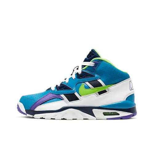 Nike Air Trainer SC Training Shoes Women's High-Top Blue/Green