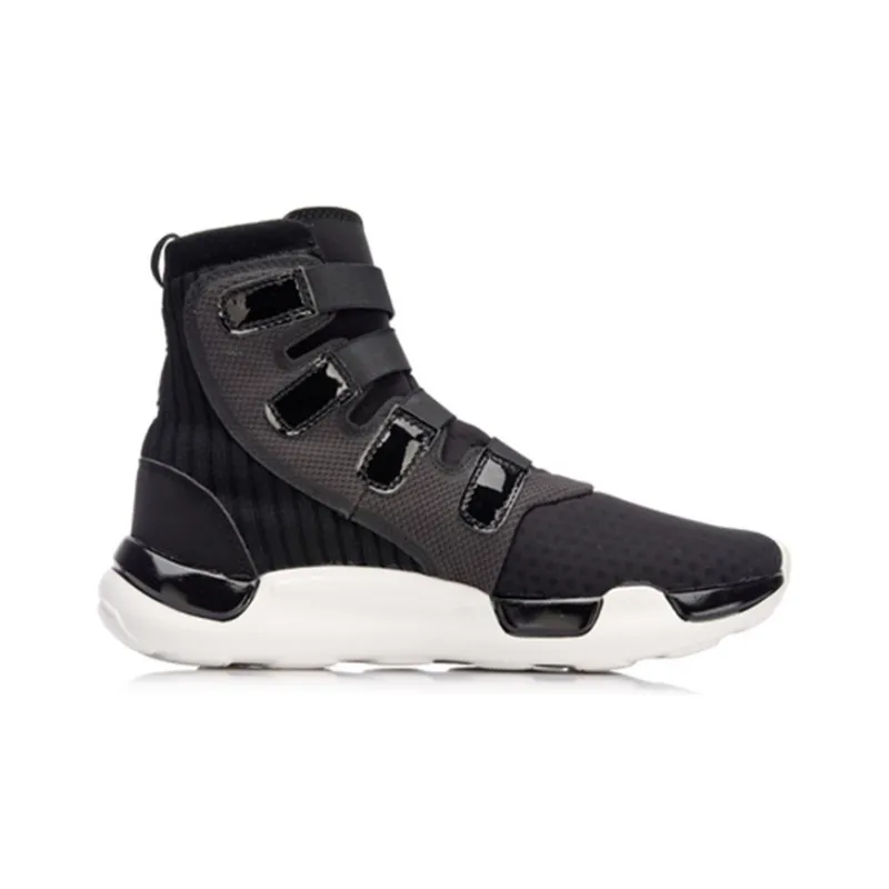 LiNing Wade Collection Wade Samurai Cushioning High Top Vintage Basketball Shoes Men's Black-1