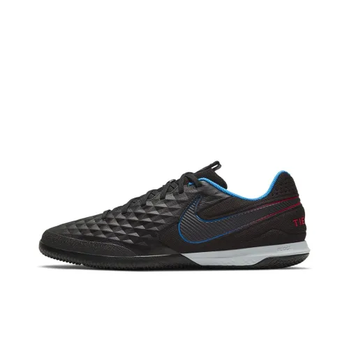 Nike React Legend 8 Pro IC Soccer Shoes Men Low-Top Black/Blue