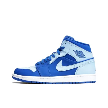 Jordan 1 Retro Mid Team Royal Ice Blue