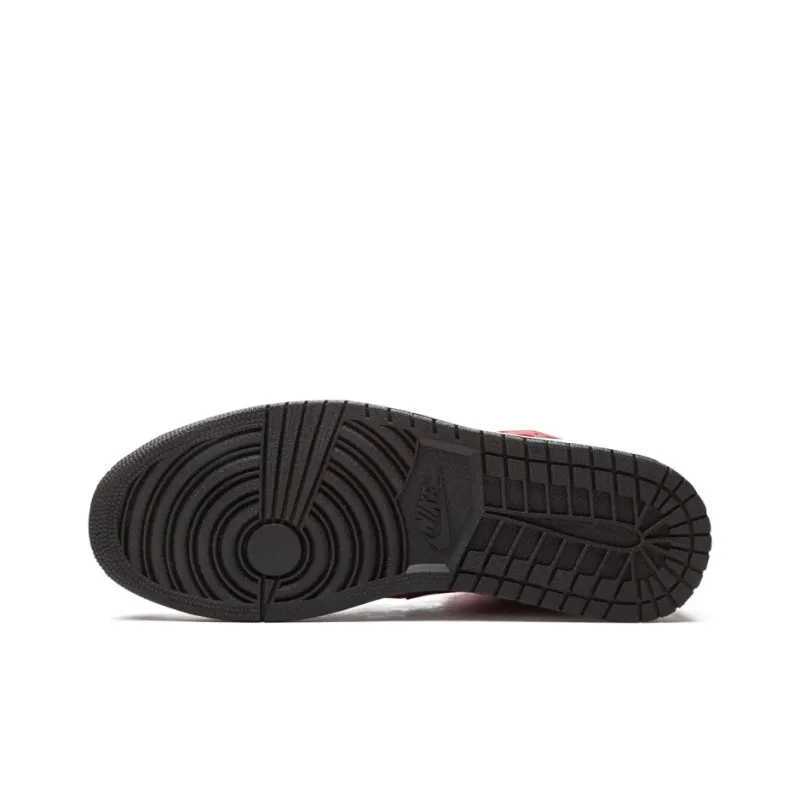 Jordan 1 Mid Gym Red Black Patent-4