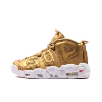 Nike Air More Uptempo Supreme Suptempo Gold