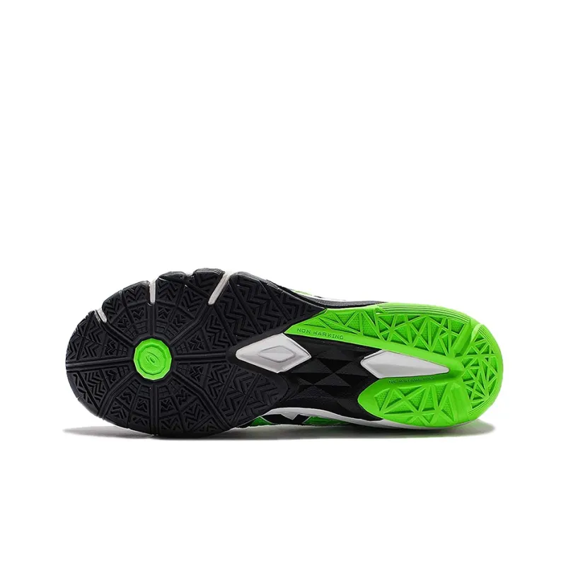 Asics Gel-Blade 5 Badminton Shoes Men Low-Top Black/Green-4