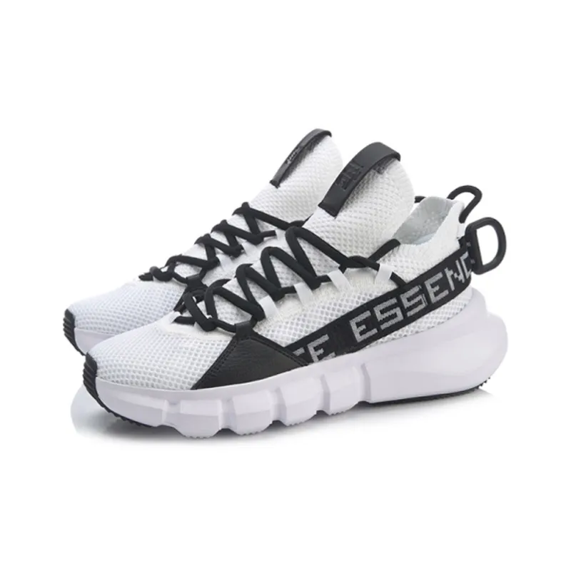 LINING Essence II Lace Up WMNS Lifestyle Shoes - White/Black-2