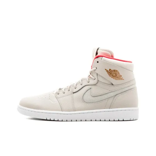 Jordan 1 Retro High Nouveau Pure Platinum Bright Crimson