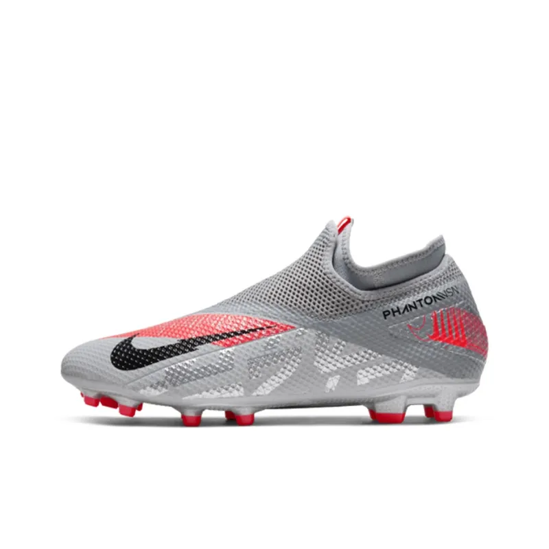 Nike Phantom Vision 2 Academy Dynamic Fit Mg Metallic Grey Crimson-0