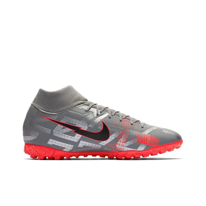 Nike Mercurial Superfly 7 Academy Tf Turf 'Grey Red'-1