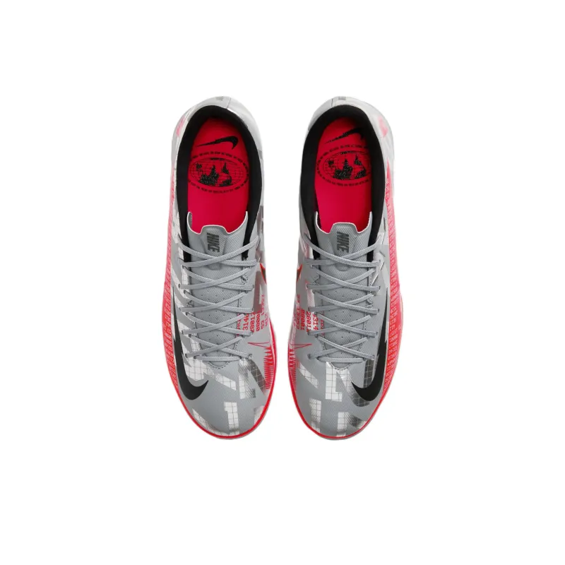 Nike Mercurial Vapor 13 Academy Ic 'Silver Red'-3