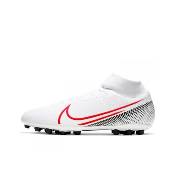 Nike Mercurial Superfly 7 Soccer Shoes Men Mid-Top White/Red