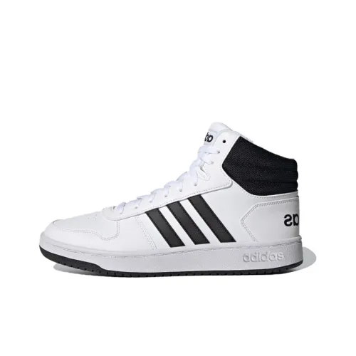 Adidas Hoops 2.0 Mid 'White Black'