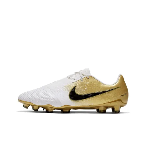 Nike Phantom Venom Soccer Shoes Men Low-Top White/Gold