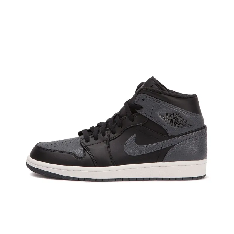 Jordan 1 Retro Mid Black Dark Grey-0