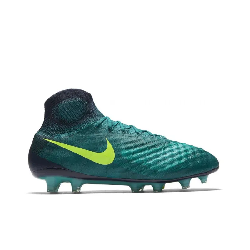 Nike Magista Obra 2 Soccer Shoes Men Mid-Top Green/Yellow-1