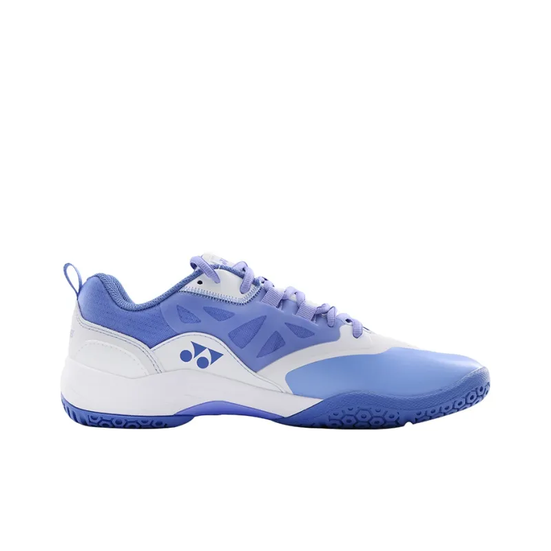YONEX Cushioning Anti Slip Wear Resistant Breathable Lightweight Coverage Low Top Badminton Shoes Unisex White Blue-1
