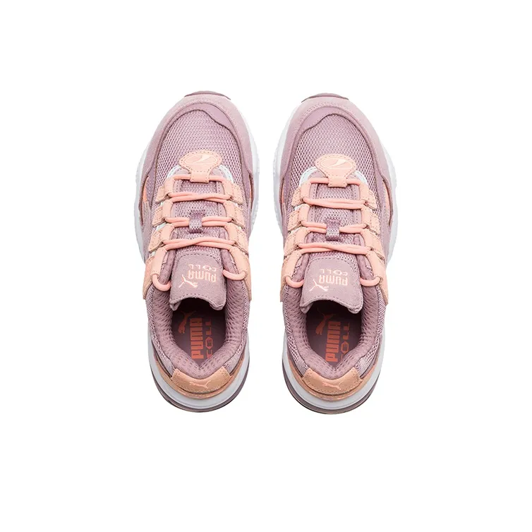 PUMA CELL Series Training Shoes Women's Low Top Pink/Purple-3