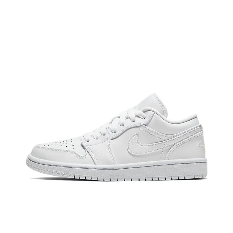 Jordan 1 Low White Women's-0