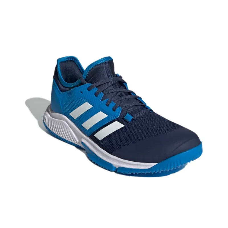 Adidas Court Team Bounce Badminton Shoes Men Low Top Blue/Black-2
