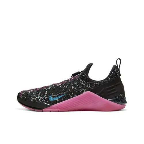 Nike React Metcon Training Shoes Women's Low-Top Black/Pink