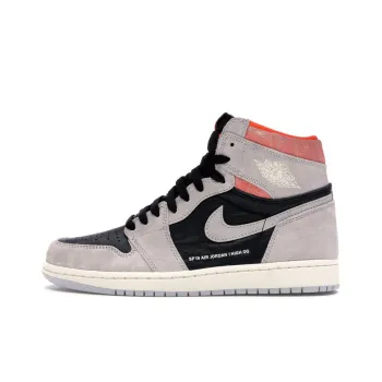 Jordan 1 Retro High 'Neutral Grey Hyper Crimson'
