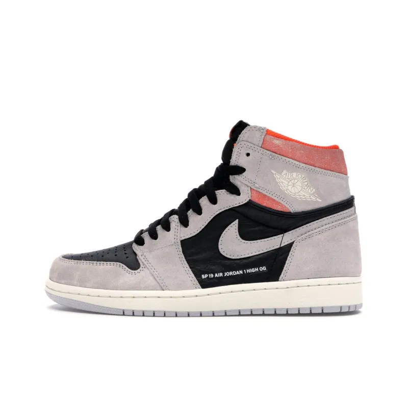 Jordan 1 Retro High 'Neutral Grey Hyper Crimson'-0