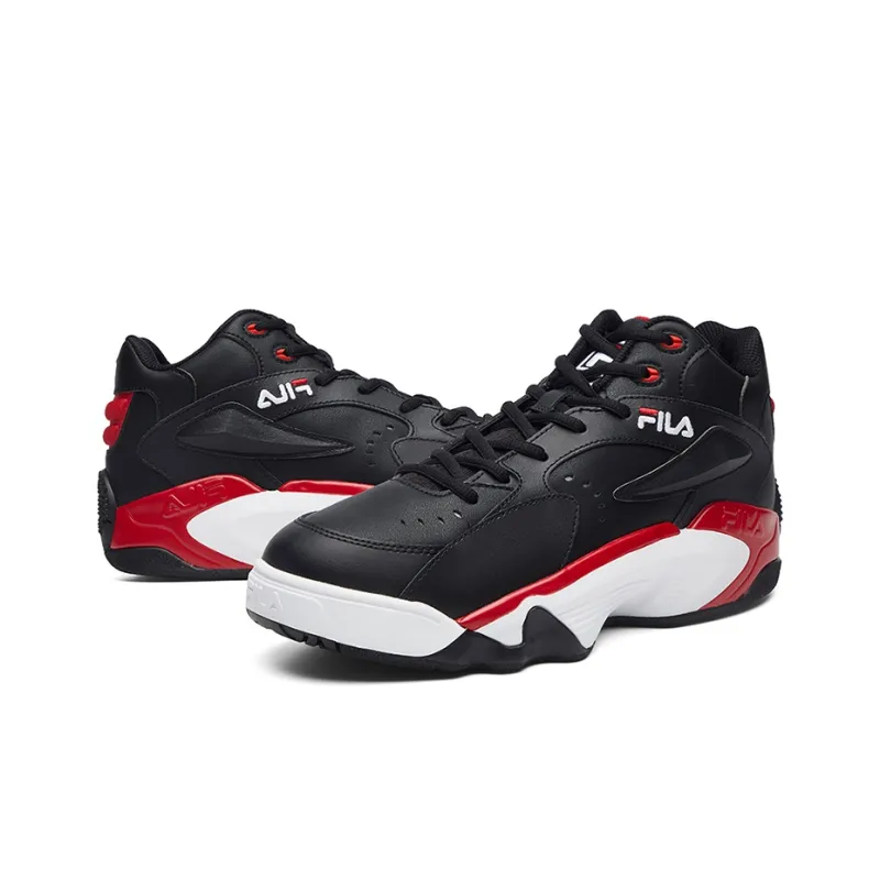 FILA Janball Mid Black/Red/White Women's-3