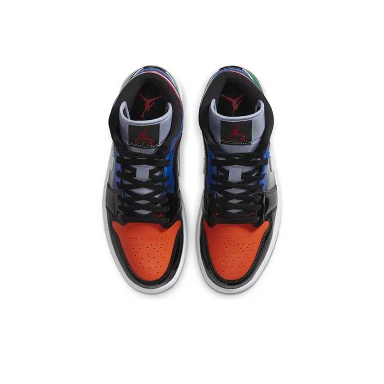 Jordan 1 Mid Multi Patent Women's-3