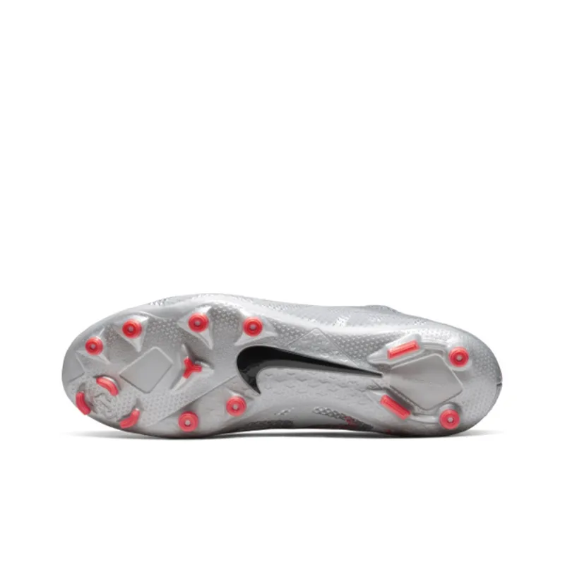 Nike Phantom Vision 2 Academy Dynamic Fit Mg Metallic Grey Crimson-4