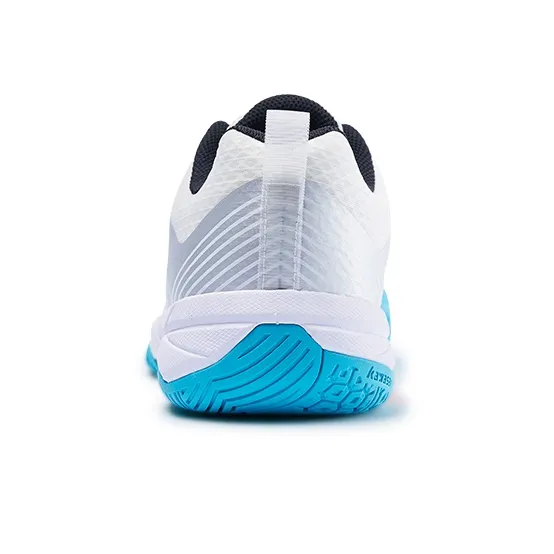 Kawasaki Light And Shadow Collection Low Top Badminton Shoes Unisex Moon White Blue-4