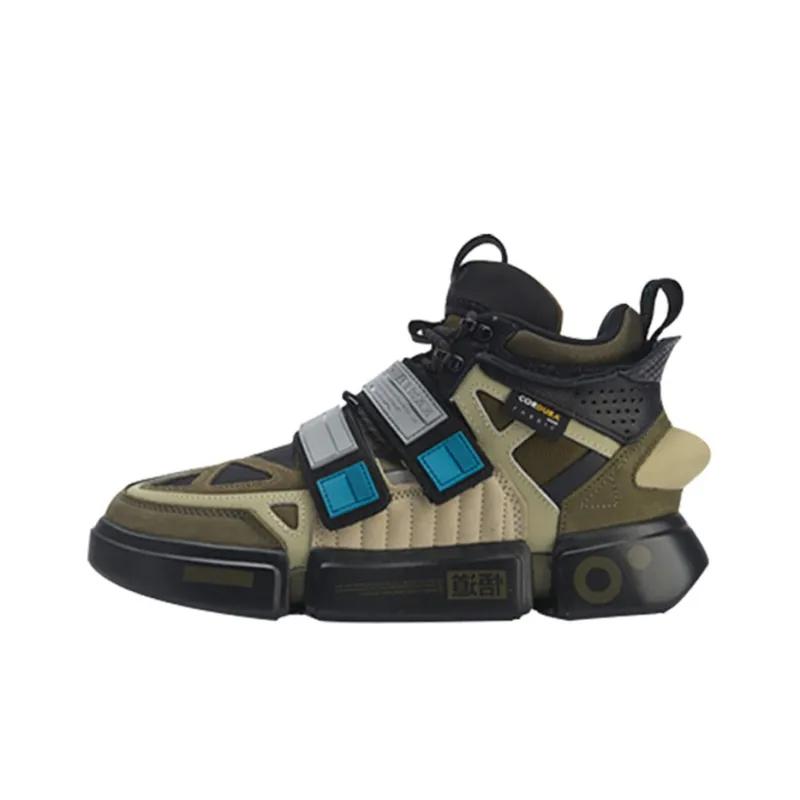 LiNing NYFW ACE + Men's High Shoes - Khaki-0
