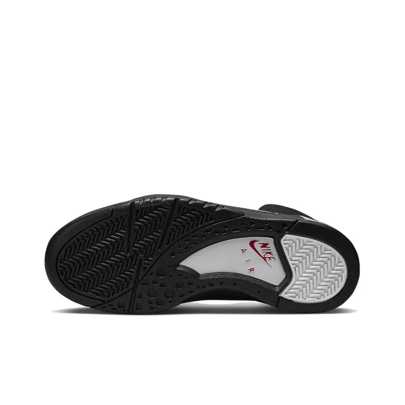 Nike Air Flight Lite Ii Mid Black White Varsity Red-5