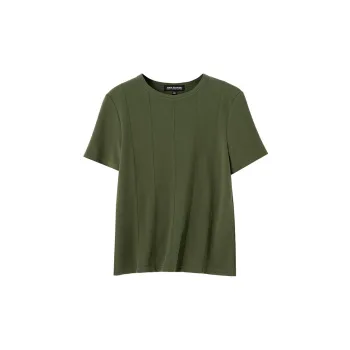 SOON FLOWER T Shirt Women's Army Green