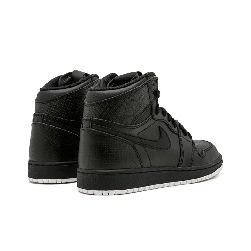 Jordan 1 Retro High OG GS Black Perforated-4