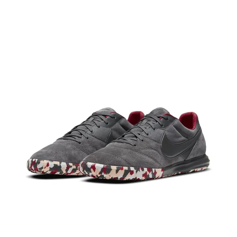 Nike Premier 2 Sala Ic 'Grey Cardinal Red Camo'-2