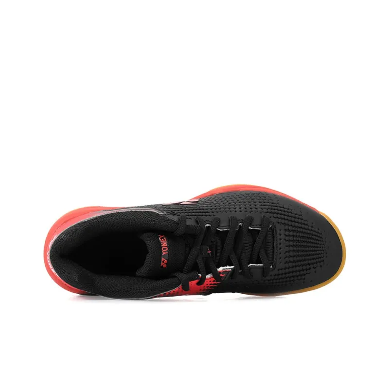 YONEX Power Cushion Low Top Badminton Shoes Unisex Black Red-2
