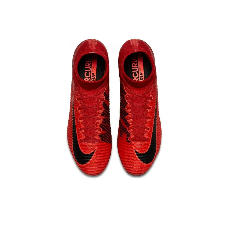 Nike Mercurial Superfly 5 Soccer Shoes Men High Top Red/Black-3