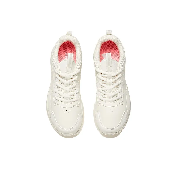 Anta Variety Training Collection Slip Resistant Cushioning Abrasion Resistant Low Top Training Shoes Women's White-2