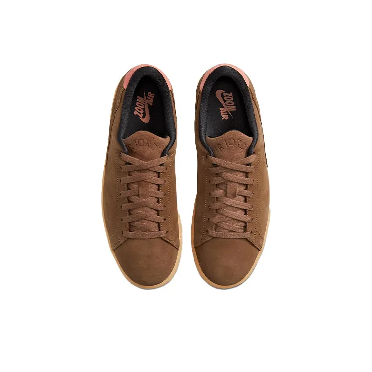 Jordan Air Jordan 1 Centre Court Low-Top Vintage Basketball Shoes Unisex Brown-3