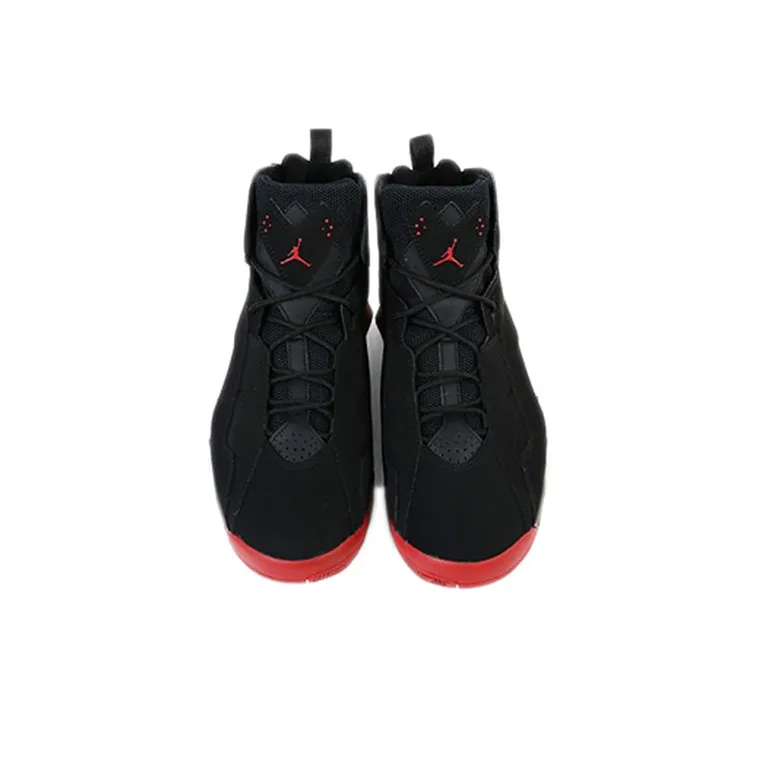 Jordan True Flight Black/Gym Red Metallic Silver-2