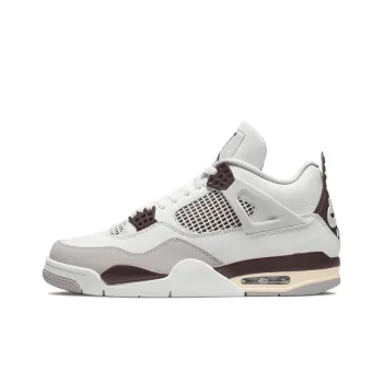 A Ma Maniére Jordan Air Jordan 4 Violet Ore Mid Top Vintage Basketball Shoes Men's White Brown