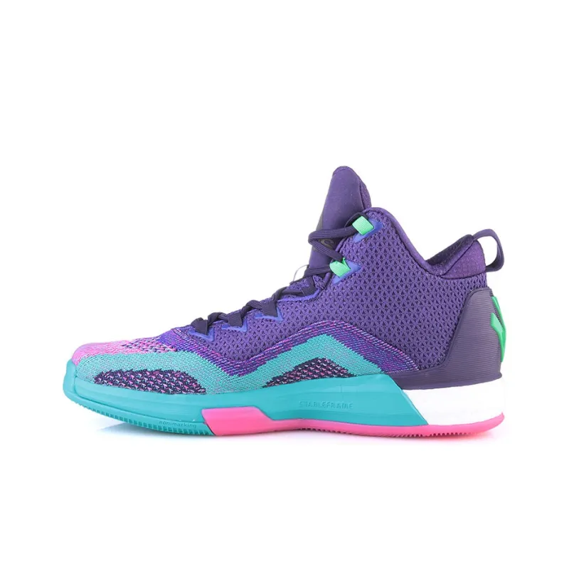 Adidas J Wall 2 Boost Primeknit 'Purple Green'-0