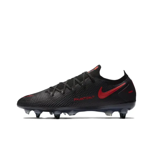 Nike Phantom GT Soccer Shoes Unisex Low-Top Black/Red