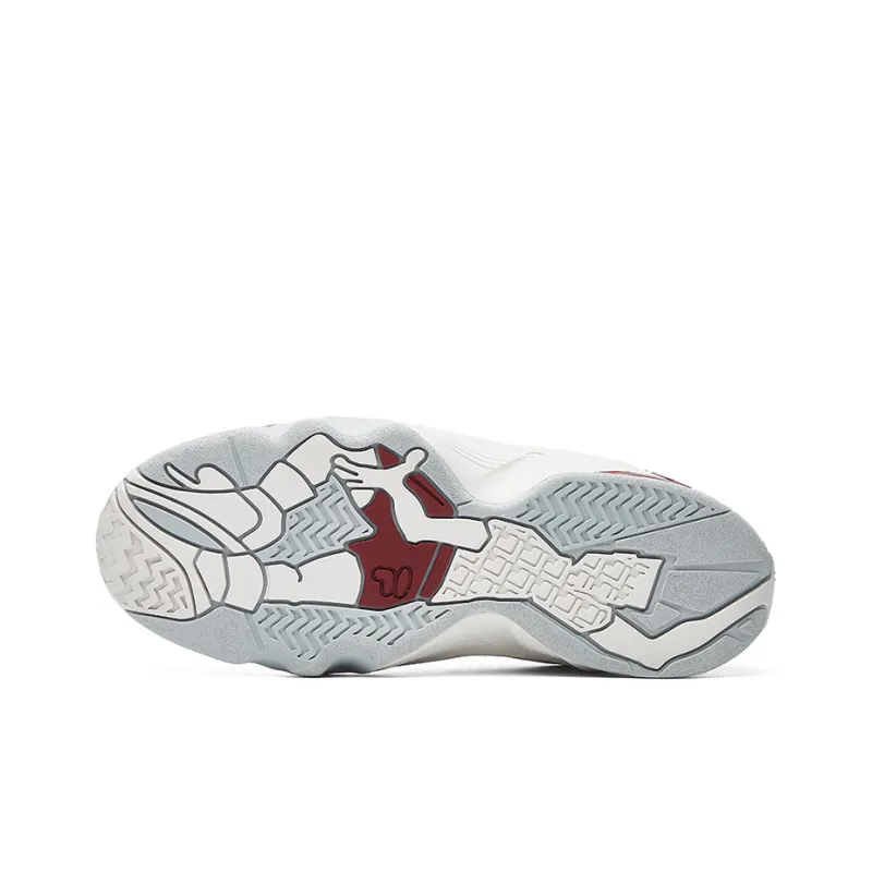 FILA Jamball Mid Retro Buff/Red-4